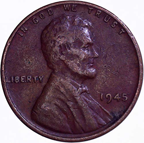 1945 Lincoln Wheat Cent 1C foarte fin