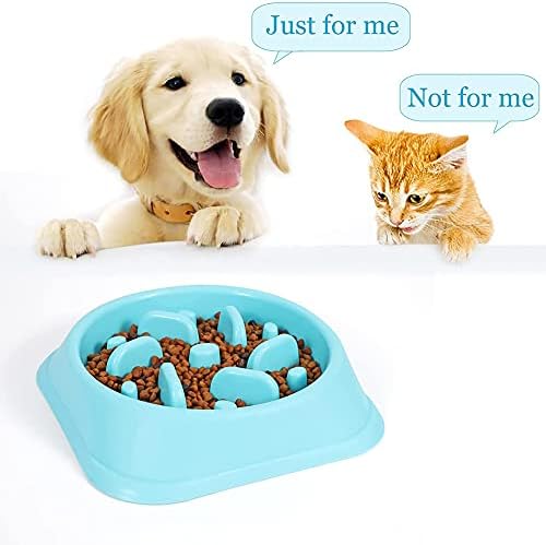 Câine lent Feeder castron, Anti-Alunecare Puzzle castron labirint interactiv câine Puzzle non-mini Stop Dog food Bowls pentru