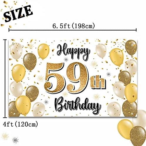 LASKYER Happy 88th Birthday large Banner-noroc la 88 de ani ziua de naștere Acasă perete Photoprop fundal,88th Birthday Party Decoratiuni.