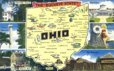 Salutări de la, Ohio Card poștal