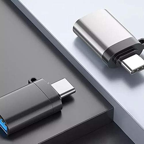Cablu boxwave compatibil cu Samsung Galaxy Book3 Pro - USB -C pentru un portchanger, USB Type -C OTG USB Portabil Keychain