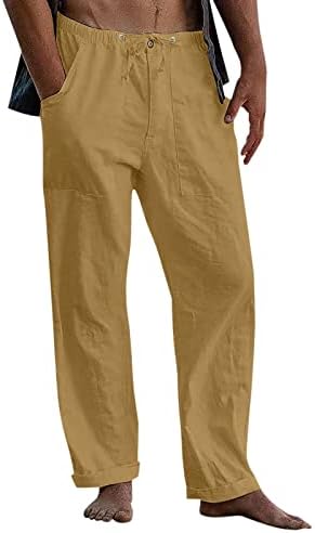 Pantaloni de transpirație pentru bărbați pentru bărbați pantaloni solizi casual casual pantaloni cu lungime completă pantaloni