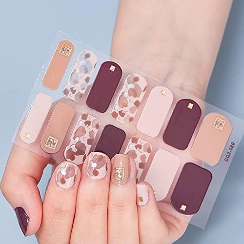 QWERTY Primăvara și vara Stickerii mici proaspete Full Stickers 3D pentru unghii pentru stilul și înfrumusețarea unghiilor