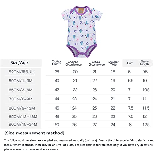 DDY nou-născut Unisex Baby haine Toddler Romper maneca scurta drăguț imprimare body One Piece Salopeta 0-1M