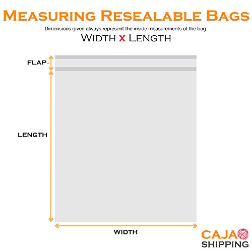 Resallable Poly Poly, 12 x 15 , Clear, 500/Case