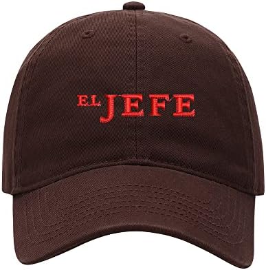 Cap de baseball bărbați El Jefe brodate bumbac spălat pălărie de baseball unisex