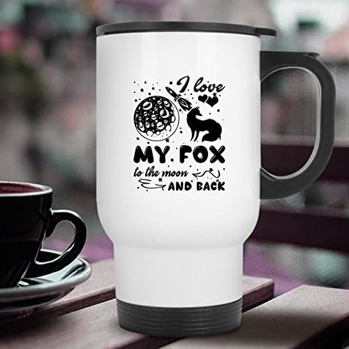 Îmi place ceașca mea de călătorie Fox, cana de călătorie cu cafea