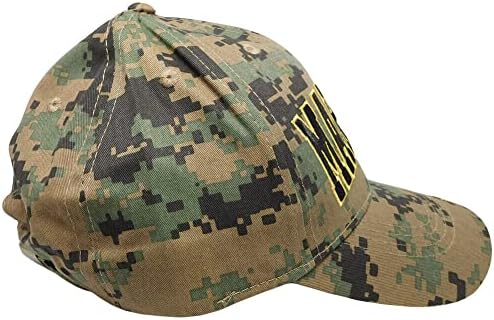 Trade Winds Marines Litere 3 -D Marines Marines Usmc Marpat Camo Camuflage Reglabil Hat Bumbac brodat de bumbac - Licențiat oficial