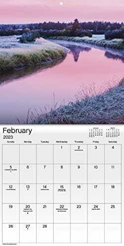 Calendarul Atlantic Canada 2023 - Deluxe 2023 Pachetul Canadian Wall Calendar cu peste 100 de autocolante din calendar