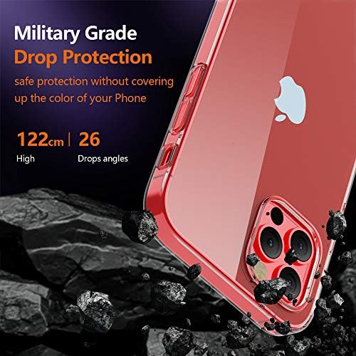 Keepca Clear Carcasă pentru iPhone 12, subțire subțire subțire de piele moale silicon flexibil TPU Gel de cauciuc ușor de protecție