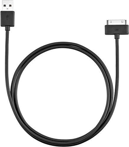 Yustda New USB Black Battery Data Sync Sync Charger Cablu pentru iPod Nano Gen6 Seria: 8 GB, 16 GB, 32 GB