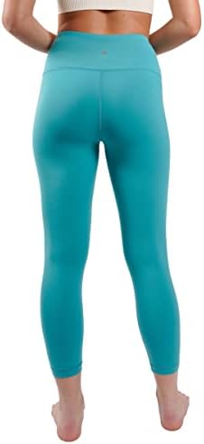 Yogalicious High High Tal al Ultra Soft Lightweight Capris - Pantaloni de yoga în creștere înaltă