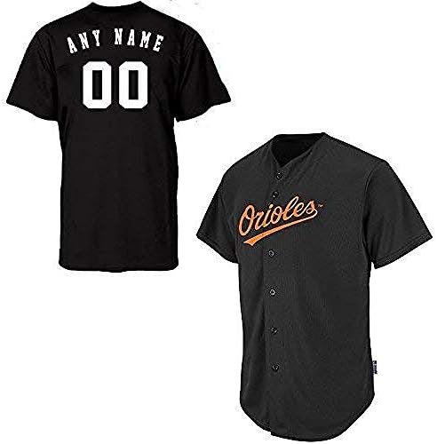 Majestic Athletic Personalizat Tineret Mare Baltimore Orioles Full-Buton