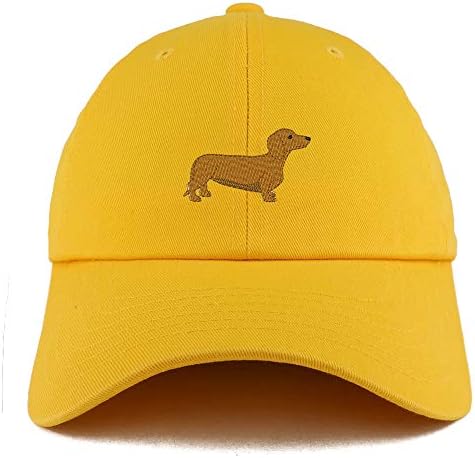 Modă Magazin De Îmbrăcăminte Dachshund Câine Brodate Profil Scăzut Moale Bumbac Tata Pălărie Cap