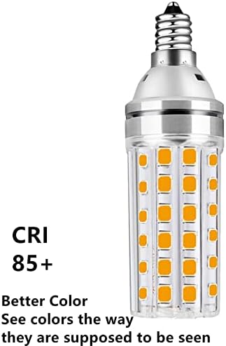 E12 LED bec 150 Watt echivalent, 15w Led Candelabre Becuri alb cald 3000K LED Becuri candelabru, 1500lm Decorative lumânare