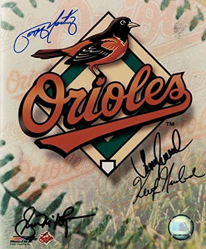 Scott McGregor, Juan Samuel, Keith Moreland și Tippy Martinez Autografat 8x10 foto autografat - Fotografii MLB autografate