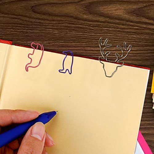 Clipuri de hârtie pentru copii în formă de animal în formă de animale Clipuri de hârtie distractive culori asortate de hârtie