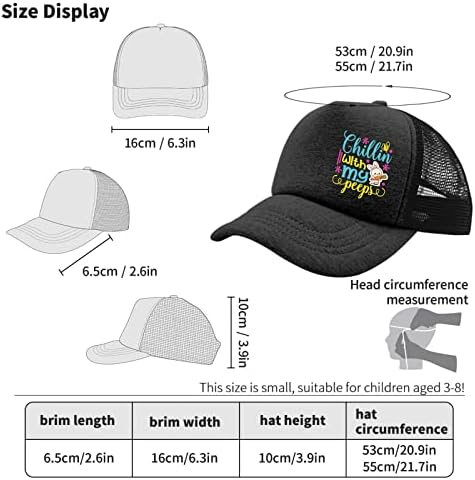 Răcire ”cu pălăriile mele peepss pentru șapcă de baseball pentru băiat pălării reglabile pentru fete de Paște Sunday Baseball
