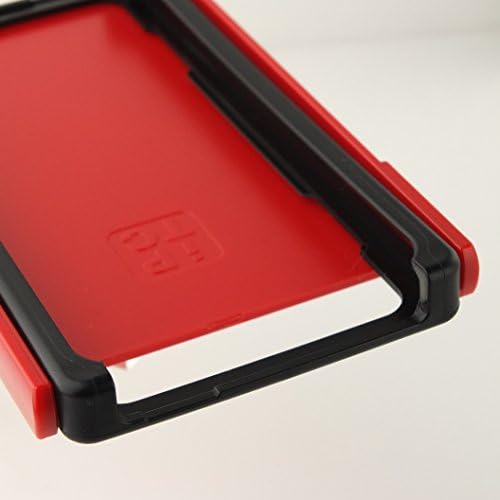 Copertă truc Nitto IPTC002BR pentru iPhone 5/5S/SE, funcție de stand, suport pentru card, roșu negru