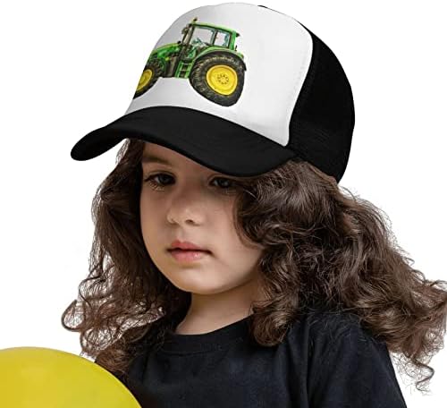 Jekgley Boys ' Green Tractor Trucker Hat reglabil Mesh Camion șapcă de Baseball pentru Băieți Fete copii tineri copii