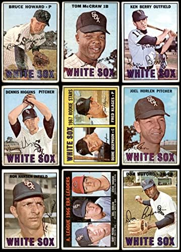 1967 Topps Chicago White Sox lângă Team Set Chicago White Sox GD+ White Sox