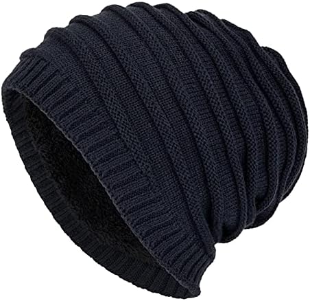 Păstrați pălării calde neutre tricotate pălărie pentru adulți pluș în aer liber, imprimare de lână de iarnă de baseball de iarnă raft