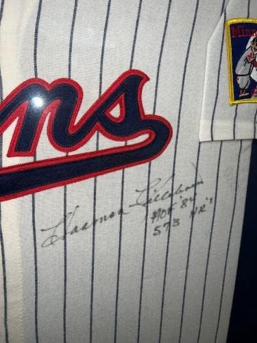 Twins HOF Harmon Killebrew semnat și înscris Mitchell & Ness Jersey JSA JSA - Tricouri autografate MLB