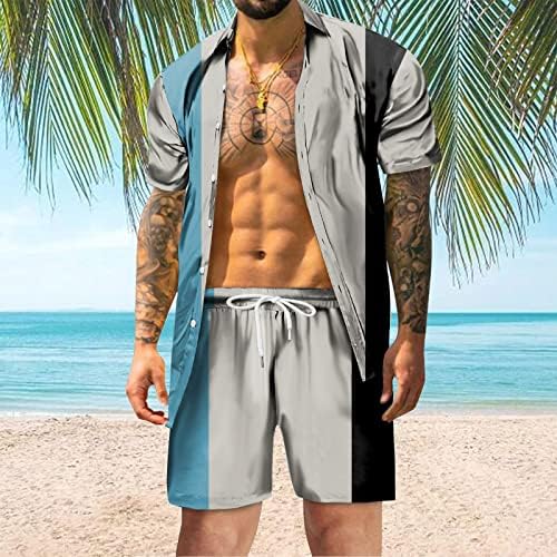 BMISEGM MEN se potrivește regulat pentru bărbați pentru vara moda de vară timp de timp hawaii litoral holiday plajă digitală