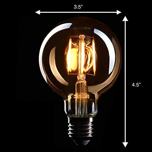CROWN LED Edison bec E27 soclu / reglabil | 4 W, 2200 K alb cald, 230 V, El04 / iluminare cu Filament antic în aspect Industrial