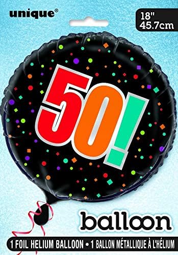 18 Foil Birthday Cheer 50th Balloon Balloon