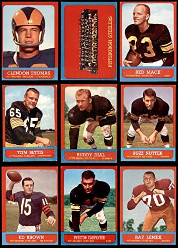 1963 Topps Pittsburgh Steelers Team Set Pittsburgh Steelers VG/Ex+ Steelers