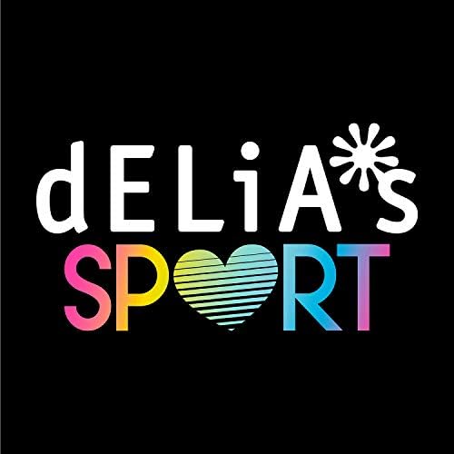Pantaloni scurți activi pentru fete Delia* - 4 pachete de gimnastică de gimnastică atletică care rulează pantaloni scurți cu