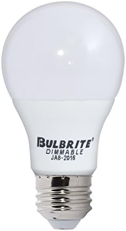 Bulbrite 774100, LED9A19 / 927 / J / D, 9W LED A19 reglabil închis JA8 2700K E26 120V, bec LED
