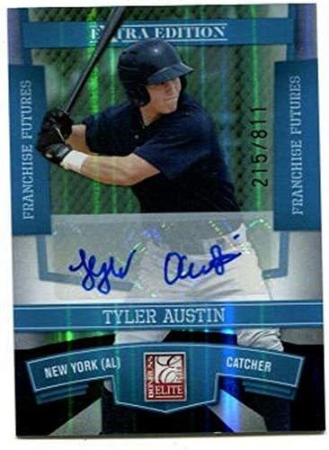 Tyler Austin 2010 Donruss Elite Extra Edition 95 Auto 215/811 Yankees 46981 - Baseball Slabbed Cards Autographed