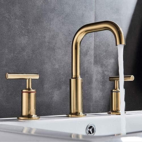 robinet pentru chiuvetă de bucătărie robinetă din aur periat din aur BASIN BASIN FAUCET BRASS BRASS Montat Rotație de 360 ​​de