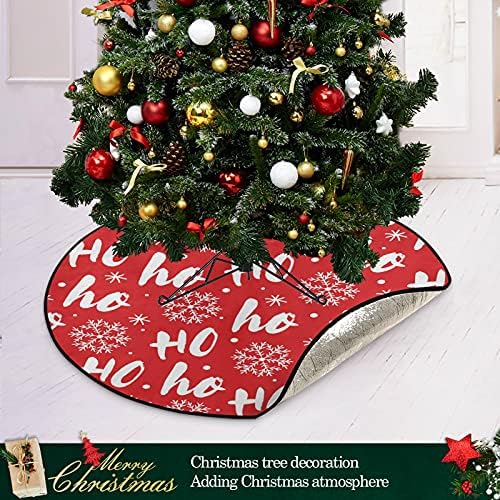 Santa Claus Fulgi de zăpadă Crăciun copac de Crăciun Mat impermeabil copac suport covor covor sub pod de Crăciun accesoriu
