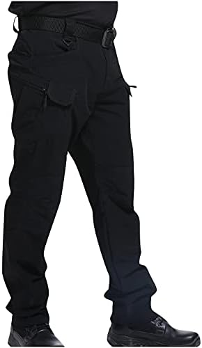 Bărbați Cargo tactic pantaloni cu fermoar buzunar pantaloni îmbrăcăminte de lucru combate în condiții de siguranță în aer liber