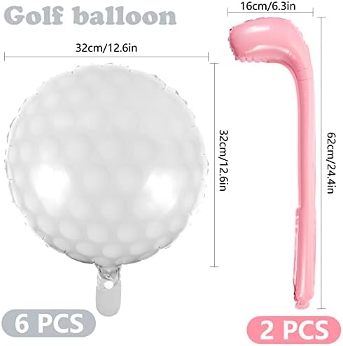Evermarkt 8 piese baloane de golf baloane de golf minge
