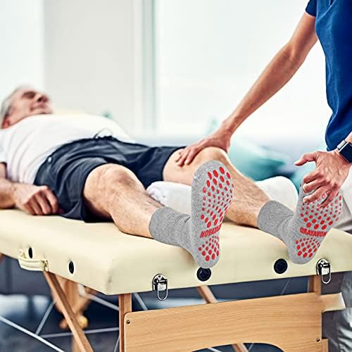 Novayard Non Slip Diabetic Socks Neuropatie Șosete Edemă Edemă Bariatrică Spital Socks 3 perechi