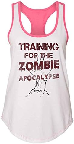 Cămăși mici redetale pentru femei topuri amuzante -Training pentru un zombie apocalipse redetam zombie tricouri