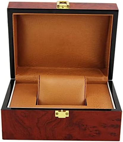 Uxzdx Wristwatch Hristwatch Dislpay Box Organizator din lemn Showcase pentru bărbați pentru femei Colecția de depozitare Cutie