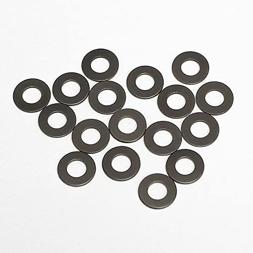 140pcs 5mm Diametru exterior garnitură de spălare a garniturii neagre din nylon din nylon Circul de inel ultra-subțire 0,15-1mm