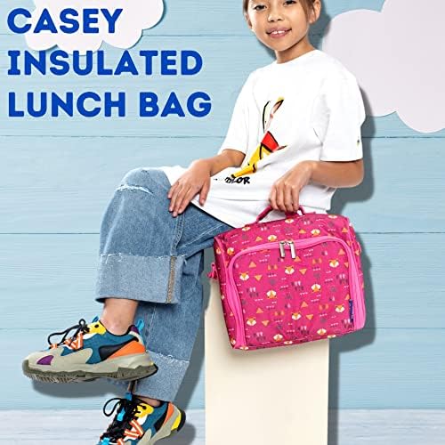 J lume New York Casey mic sac de prânz pentru adulți. Cutie de prânz izolată de dimensiuni medii pentru Copii, Negru