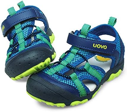 Sandale pentru Băieți Uovo sandale pentru copii Drumeții atletice sandale de vară pe plajă închise pentru băieți cu uscare rapidă