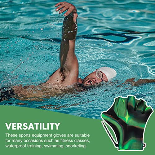 Mittens fără deget lioobo 1 pereche Mănuși de înot se potrivesc Mănuși de antrenament de înot Mănuși de Neopren Glove de Fitness