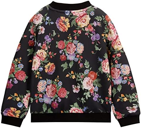 Jachetă florală WELAKEN pentru fete jachete ușoare pentru copii și copii mici ii îmbrăcăminte exterioară