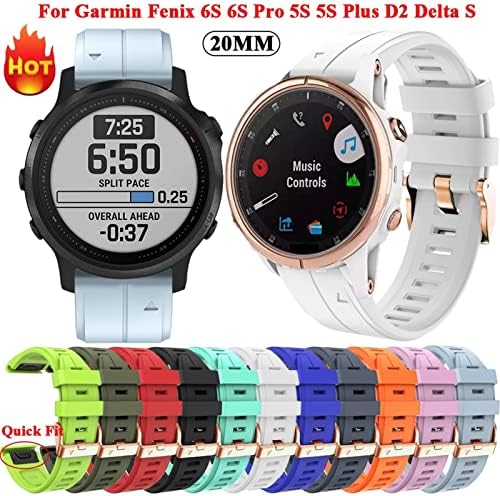 SVAPO Smart Smart Watch Band curea pentru Garmin Fenix ​​7S/5S/5S Plus/6S/6S Pro Rapid Easyfit D2 Delta S Silicon Brățară de