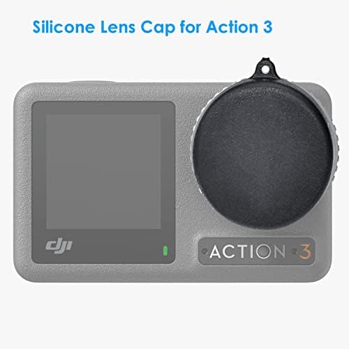 Kit accesoriu VGsion pentru DJI OSMO Action 3 Caz, Film Temperat și Adezive Mount Kit