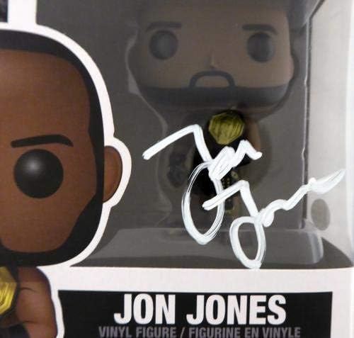 Jon Bones Jones a autografat UFC Funko Pop Vinil Figurină în alb Beckett Bas Stock #185707 - Produse diverse autografate UFC
