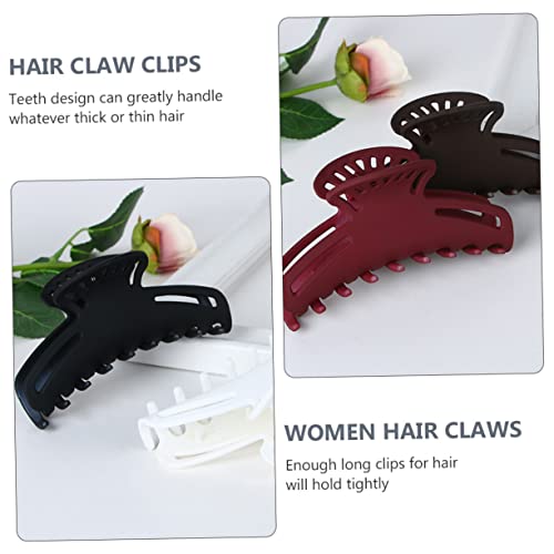 Galpada 6pcs Clipuri de păr mare pentru femei Accesorii pentru păr Nenslip Păr Claw Păr Banana Clipuri de păr CLIP CLIP GRIP